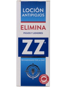 ZZ Loción Capilar Antipiojos, sin Insecticidas, Elimina Piojos y Liendres