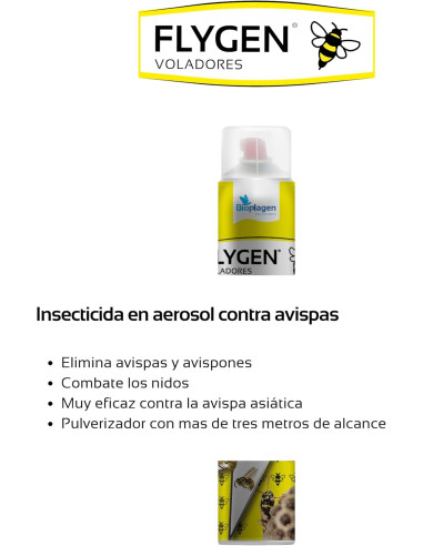 Insecticida avispas aerosol largo...